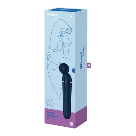 Satisfyer Planet Wand-er Plavi i Ružičasto Zlatni Multi-Funkcionalni Masažer