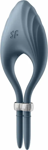 Satisfyer Duelist Podesivi Silikonski Potporni Prsten, 12 Režima, Crni