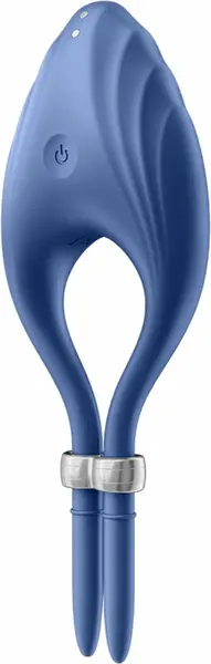 Satisfyer Duelist Podesivi Silikonski Prsten sa 12 Režima, Crni