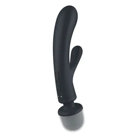 Satisfyer Triple Lover Hybrid Wand Siva - 3-Motorni Punjivi Masažer