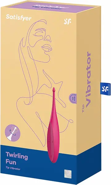 Satisfyer Twirling Fun Vibrator sa Vrhom - Precizna Stimulacija, Beli