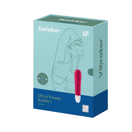 Satisfyer Ultra Power Bullet 1 Compact Vibrating Device Red-Yellow