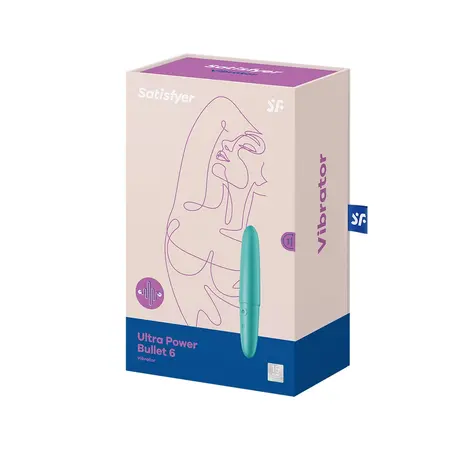 Satisfyer Ultra Power Bullet 6 Turquoise - Compact Intimate Vibrating Device
