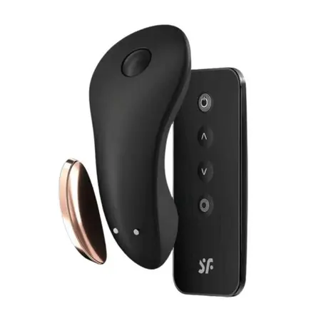 Satisfyer Little Secret Crni - Noseći Intimni Vibrator sa Aplikacijom