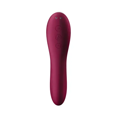 Satisfyer Dual Crush Air Pulse Vibrator - Double Motor, Waterproof, Pink