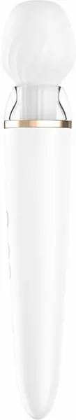 Satisfyer Double Wand-er Masažni Štapić sa Izmenjivim Glavama, Beli