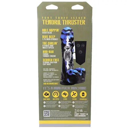 Doc Johnson Tendril Thruster Mini Intimna Mašina, Silikon, USB