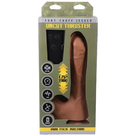 Doc Johnson Uncut Thruster Mini - Kompaktni Motorizovani Intimni Uređaj, Silikon