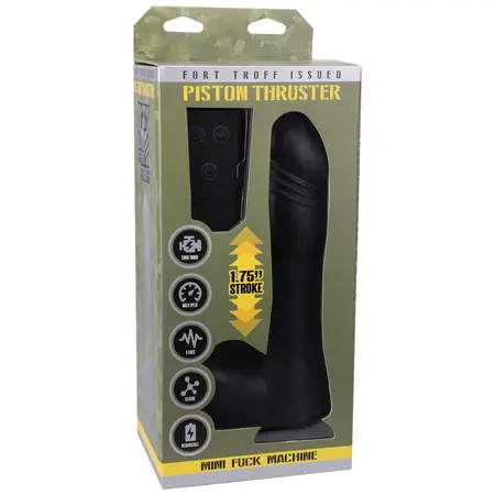 Perfect Fit Piston Thruster Mini - Kompaktna Intimna Mašina, Silikon, USB
