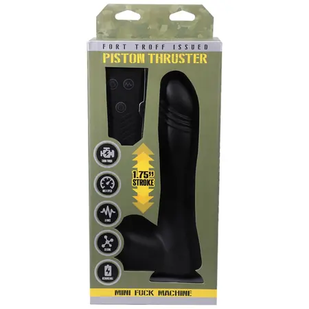 Perfect Fit Piston Thruster Mini - Kompaktna Intimna Mašina, Silikon, USB