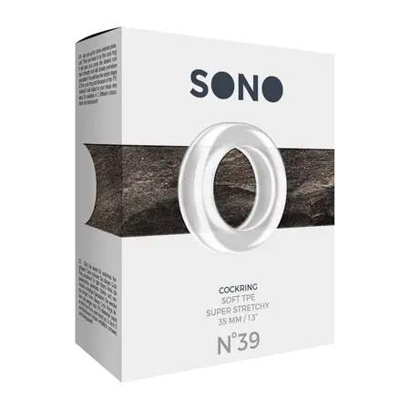 SINNER GEAR No.39 Intimate Support Ring TPE Black/Translucent