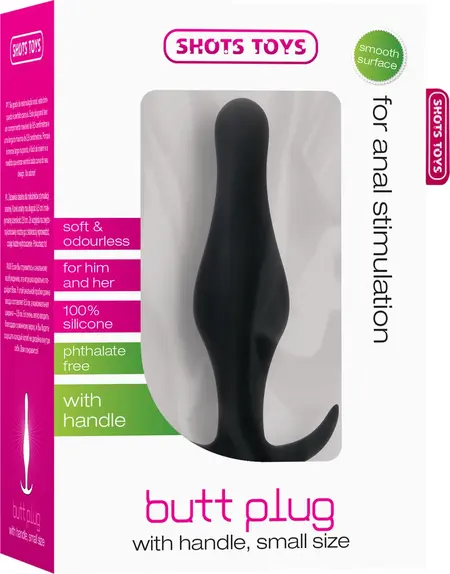 Sinner Gear Analni čep mali sa ergonomskom drškom Crna 4.6 Inch