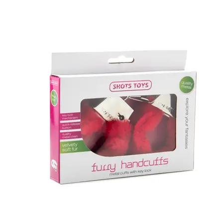 Ouch! Plush lisice crne - meke od veštačkog krzna, podesive, sigurna brava