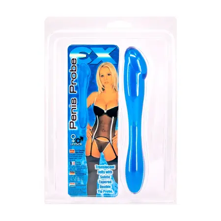 Seven Creations Blue Probe vibrirajući intimni uređaj, 21 cm