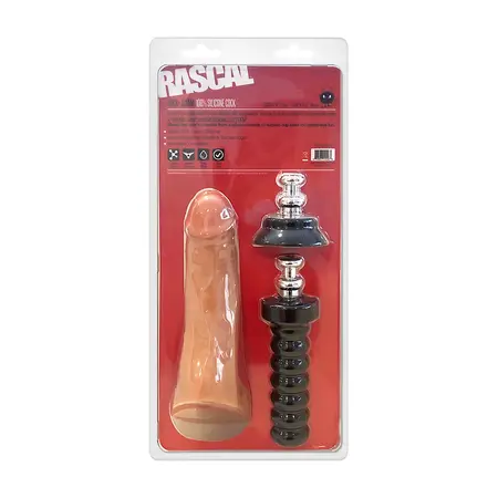 Jocks Adam Silikonski Model 20cm sa Izmenjivim Bazama Crni
