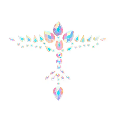 Bijoux Indiscrets Bling Chest Stickers Luminous Body Art Decorations