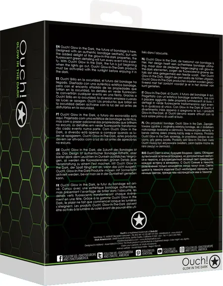 Ouch! Prostate Kit Set of 3 Glow-in-the-Dark Silicone Plugs