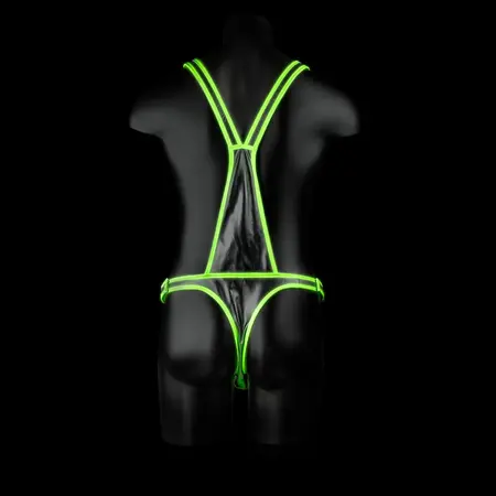 Ouch! Body Pojas koji Svetli u Mraku S/M - Podesivi Neon Sistem