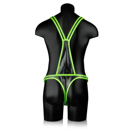 Ouch! Body Pojas koji Svetli u Mraku S/M - Podesivi Neon Sistem