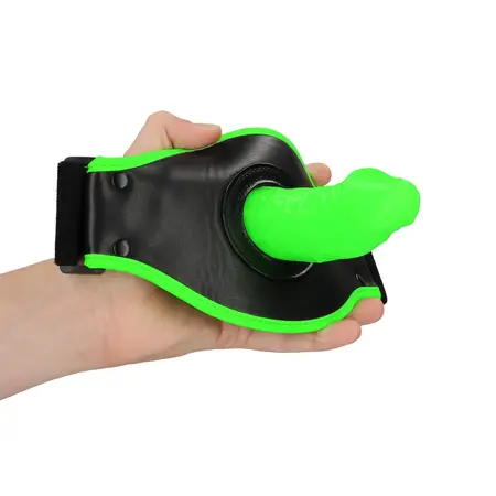 Ouch! Glow-in-the-Dark Adjustable Thigh Harness with Fluorescent Detail