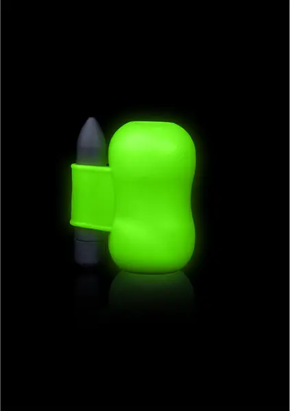 Ouch! Vibrirajući Intimni Uređaj koji Svetli u Mraku - Fluorescentna Zelena