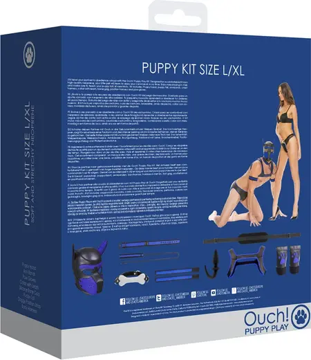 Ouch! Neoprene Puppy Training Kit L/XL - Complete Roleplay Set