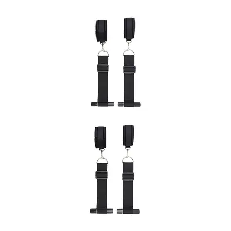 Sportsheets Door Restraint Kit Adjustable with Velvet Cuffs & Eye Mask
