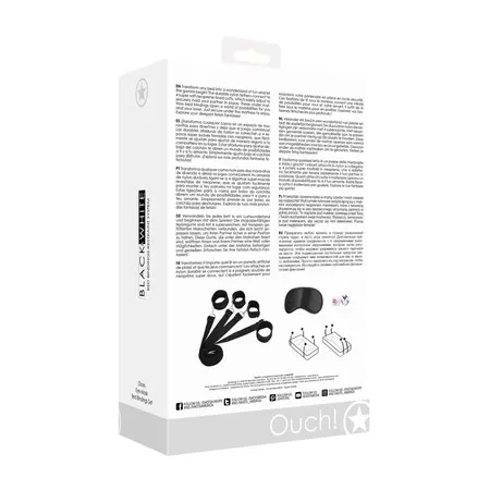 Pipedream Fetish Fantasy Sistem za vezivanje za krevet sa podesivim najlonskim trakama