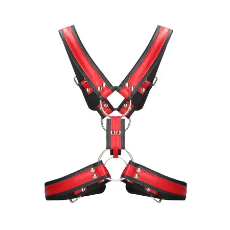 Scottish Bonded Leather Harness S/M - Adjustable Fashion & Restraint Gear