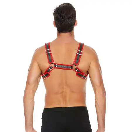 Kiotos Leather Bulldog Harness L/XL - Premium Adjustable Bonded Leather Gear