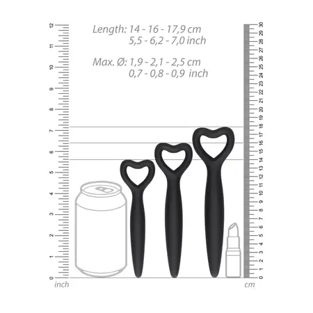 Ouch! Silicone Dilator Set 5 Sizes - Premium Medical-Grade Kit