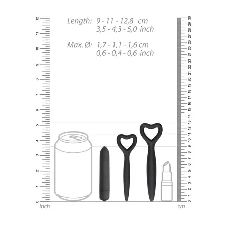Ouch! Silicone Dilator Set 5 Sizes - Premium Medical-Grade Kit