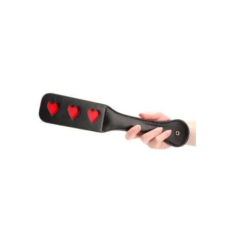 Rimba Paddle HEARTS – Kožni alat za udaranje sa uzorkom srca