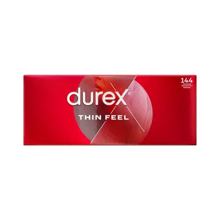 Durex Thin Feel Ultra Tanki kondomi 144 komada, Ekstra osetljivi, 52mm