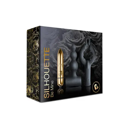 Silhouette Be Mine Set – Višeelementni vibrirajući intimni set za parove