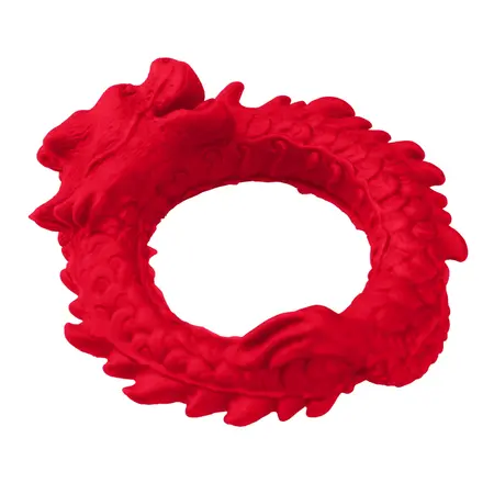 Blush Novelties Rise of the Dragon Silikonski Prsten Crveni – Fleksibilan Dizajn