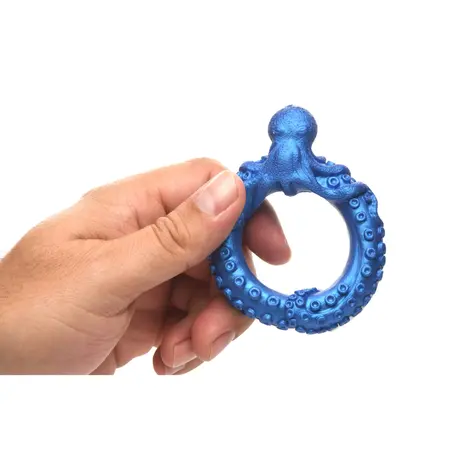 Master Series Poseidon's Octo-Ring Silikonski Potporni Prsten Plavi