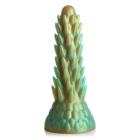 Blush Novelties Stegosaurus Intimni Silikonski Model Zeleno-Zlatni XL