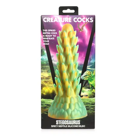 Blush Novelties Stegosaurus Intimni Silikonski Model Zeleno-Zlatni XL