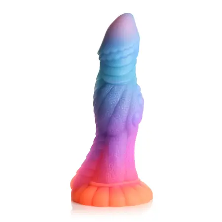 XR Brands Galactic Alien Silikonska Intimna Mašina koja Svetli u Mraku 22cm