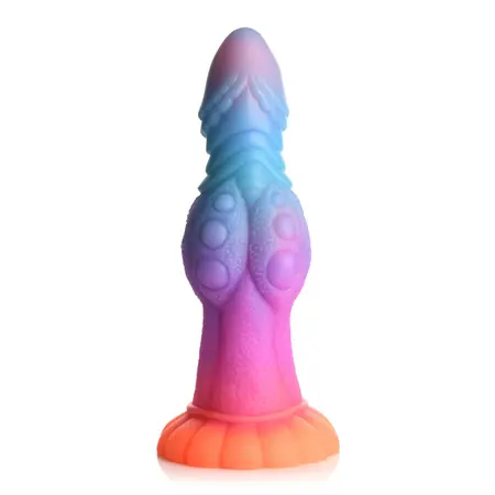 XR Brands Galactic Alien Silikonska Intimna Mašina koja Svetli u Mraku 22cm