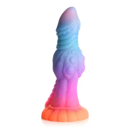 XR Brands Galactic Alien Silikonska Intimna Mašina koja Svetli u Mraku 22cm