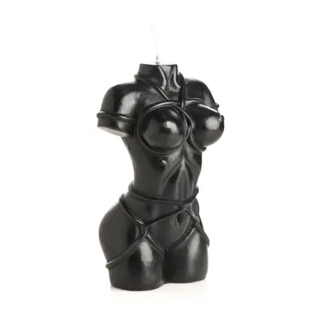 Bound Goddess Crna Drip Vosak Svetća – Dekorativni Intimni Aksesoar
