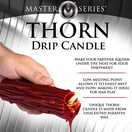 Thorn Drip Svetća – Dugotrajna Stubna, Vlažeći Parafin, 8-10h Gorena