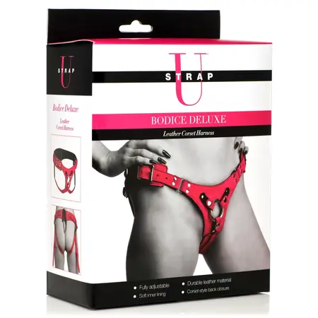 Bodice Deluxe Kožni Pojas Ljubičasti – Podesivi Korset Sistem