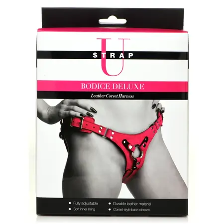 Bodice Deluxe Kožni Pojas Ljubičasti – Podesivi Korset Sistem