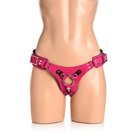 Bodice Deluxe Kožni Pojas Ljubičasti – Podesivi Korset Sistem