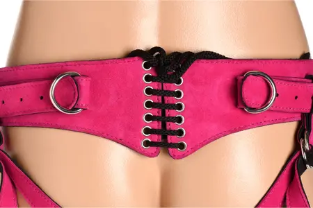 Bodice Deluxe Kožni Pojas Ljubičasti – Podesivi Korset Sistem