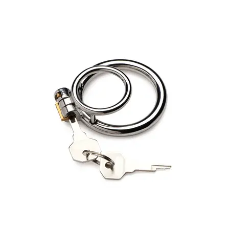 Master Series Locked Cock Stainless Steel Adjustable Ring Set 1.75/2in
