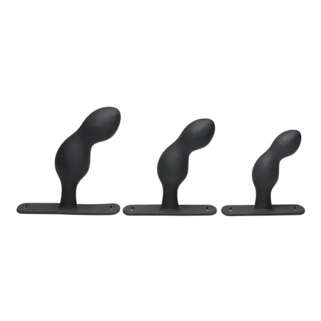 XR Brands P-Spot Plugger Trainer Set Silicone Prostate Plug Kit